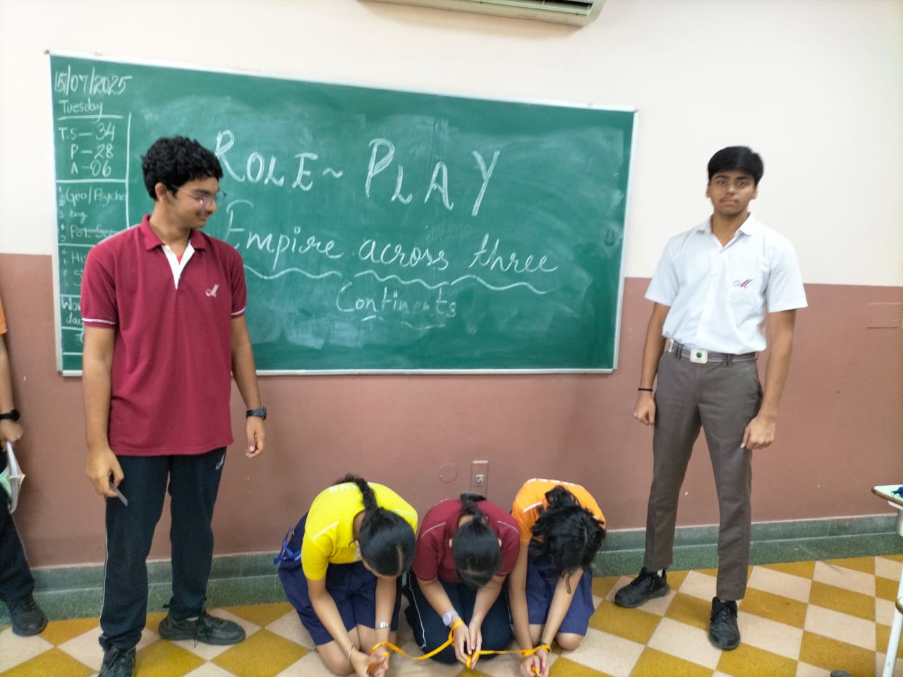 Class XI Explores Roman Society Through Role Play